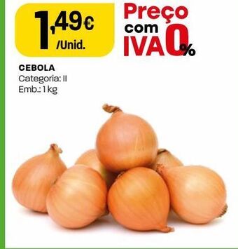 Intermarché Cebola promoção