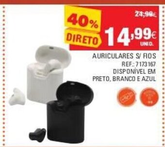 Continente Auriculares S/ Fios promoção