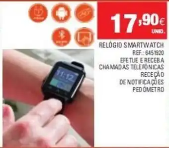 Continente Relógio Smartwatch promoção
