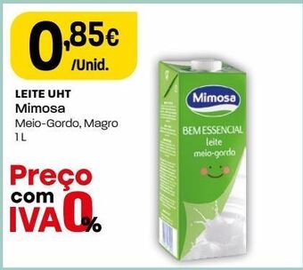 Intermarché Leite mimosa promoção