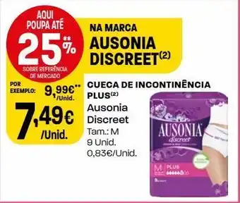 Intermarché Incontinência ausonia promoção
