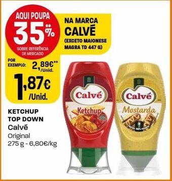 Intermarché Ketchup calvé promoção