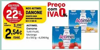 Intermarché Iogurte actimel promoção