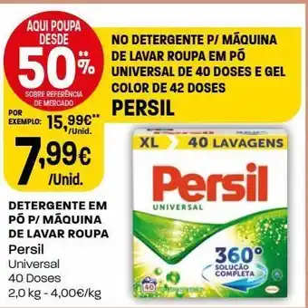 Intermarché Detergente persil promoção