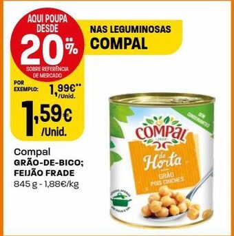 Intermarché Grão de bico compal promoção