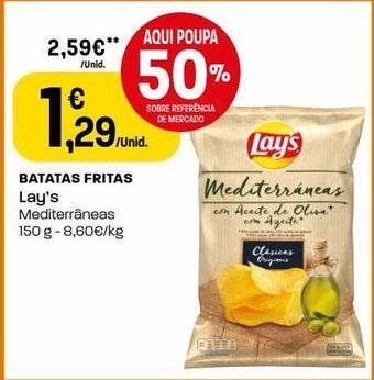 Intermarché Batata chips lay's promoção