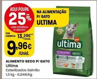 Ração para gatos ultima