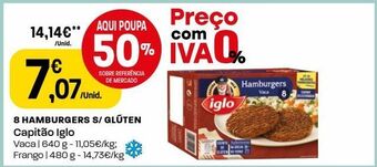 Intermarché Hambúrguer iglo promoção