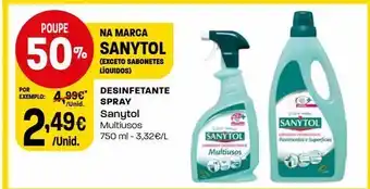 Intermarché Desinfetante sanytol promoção