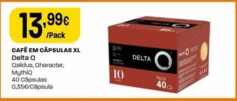 Intermarché Cápsulas de café delta q promoção