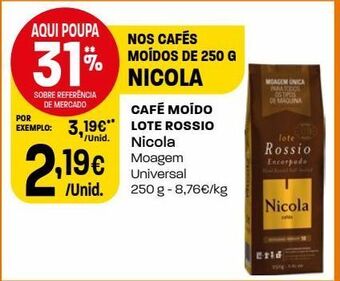 Intermarché Café nicola promoção