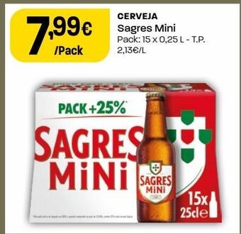 Intermarché Cerveja sagres mini promoção
