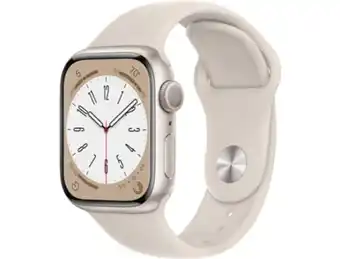 Worten Apple watch series 8 gps 41 mm luz das estrelas com bracelete desportiva luz das estrelas promoção