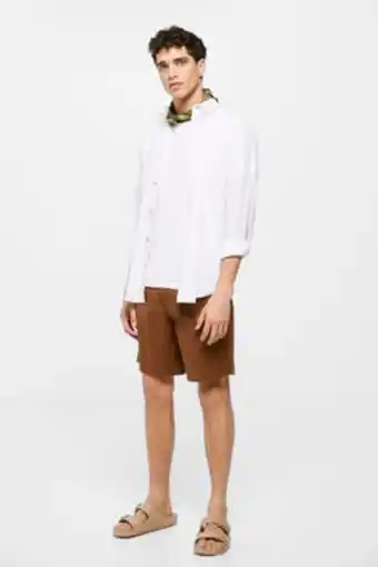 Bermudas linho cordão