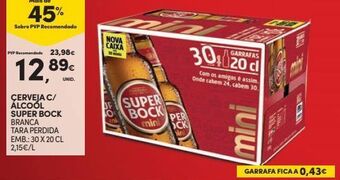 Continente Bom dia Cerveja super bock promoção