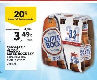 Continente Bom dia Cerveja super bock promoção