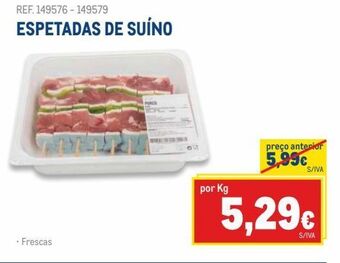 Makro Carne suína promoção