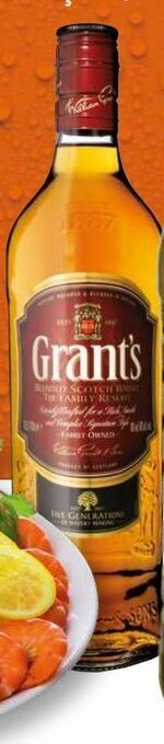 Recheio Uísque grant's promoção