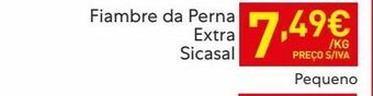 Recheio Presunto sicasal promoção