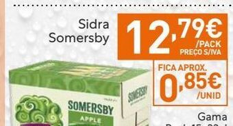 Recheio Sidra somersby promoção