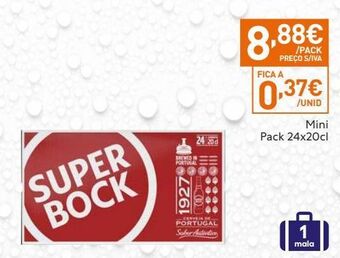 Recheio Cerveja super bock promoção