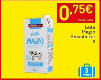 Recheio Leite amanhecer promoção