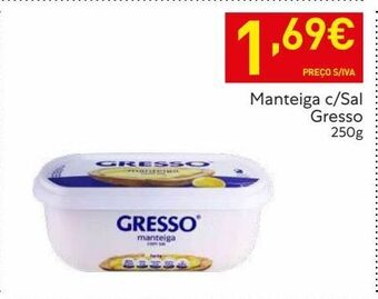Recheio Manteiga gresso promoção