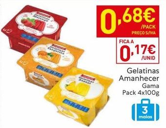 Recheio Gelatina amanhecer promoção