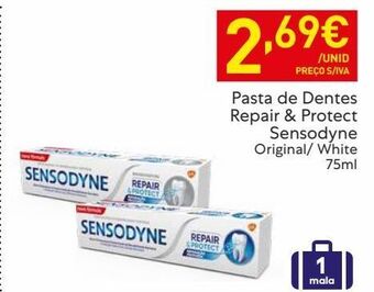 Recheio Pasta de dentes sensodyne promoção