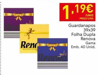 Recheio Guardanapos de papel renova promoção