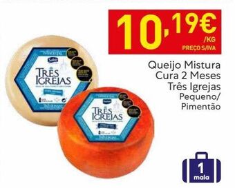 Recheio Queijos três igrejas promoção
