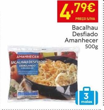 Recheio Bacalhau amanhecer promoção
