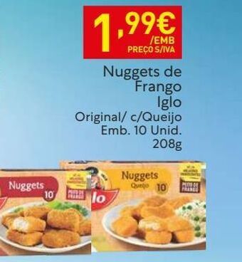Recheio Nuggets de frango iglo promoção