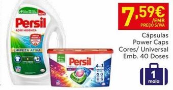 Recheio Detergente em cápsulas persil promoção