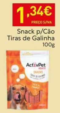 Recheio Ração para cães activpet promoção