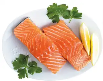 Auchan Tranches salmão fresco 140 gr promoção