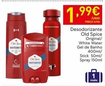 Recheio Desodorizante old spice promoção