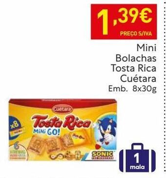 Recheio Biscoitos cuétara promoção