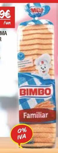 Spar Pão de forma bimbo promoção