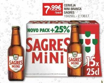 Cerveja sagres mini