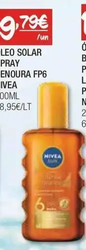 Spar Bronzeador nivea sun promoção