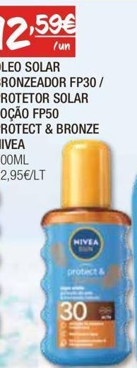 Spar Protetor solar nivea sun promoção