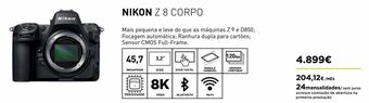 El Corte Inglés Câmera fotográfica nikon promoção