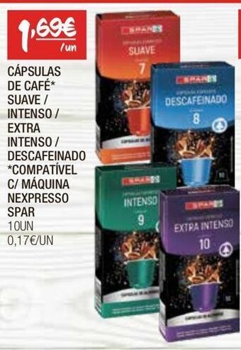 Spar Cápsulas de café spar promoção