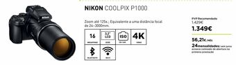 El Corte Inglés Câmera fotográfica nikon promoção