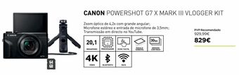 El Corte Inglés Câmera fotográfica canon promoção