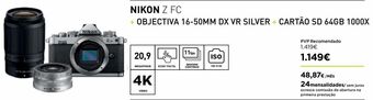 El Corte Inglés Câmera fotográfica nikon promoção