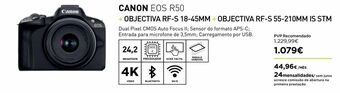 El Corte Inglés Câmera fotográfica canon promoção