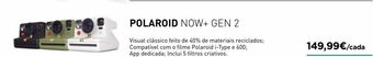 El Corte Inglés Câmera fotográfica polaroid promoção