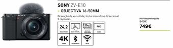 El Corte Inglés Câmera fotográfica sony promoção